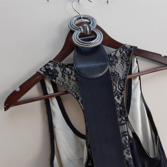 Y2K collective concepts black lace dress S - Picture 6 of 7